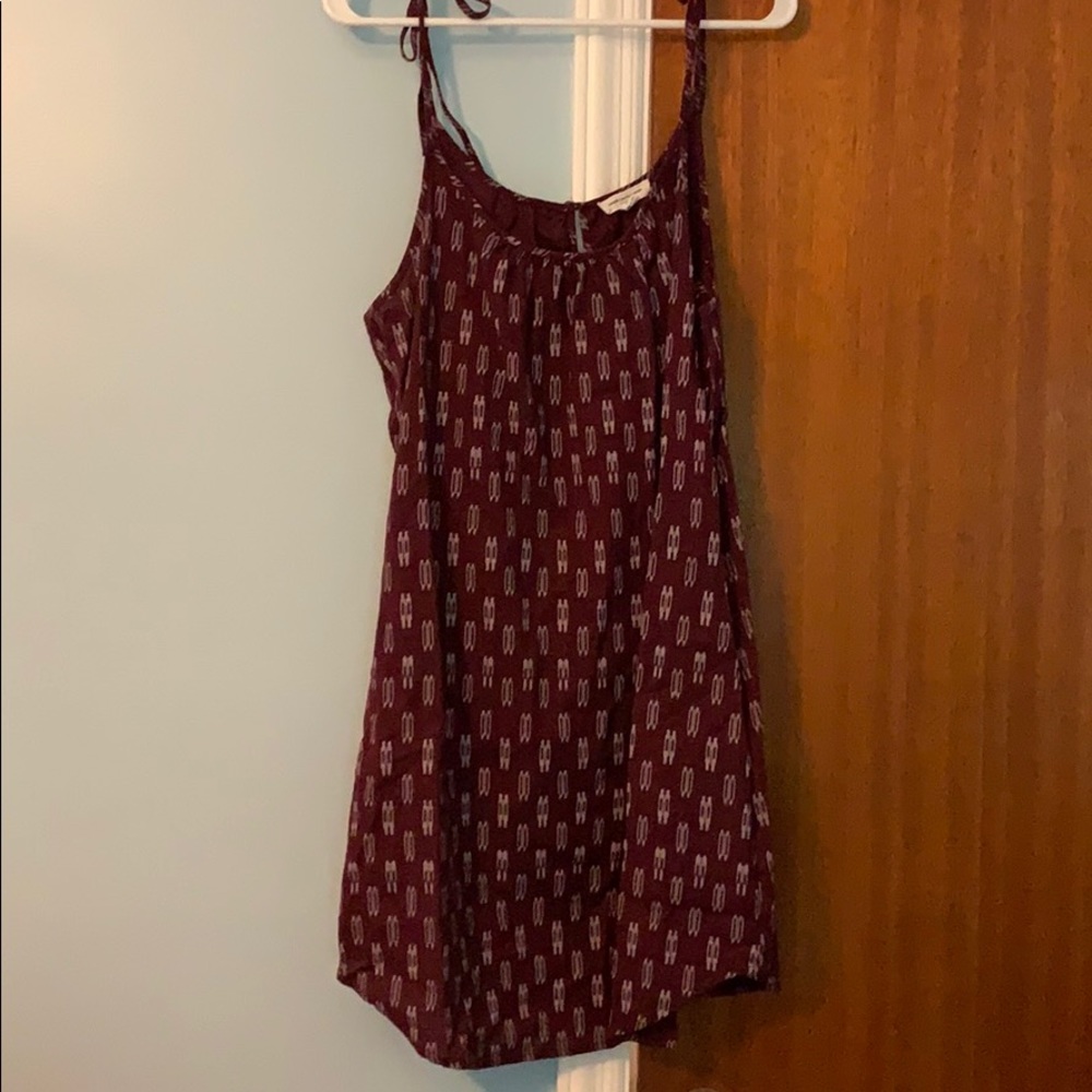 Sun Dress with Tie Shoulders